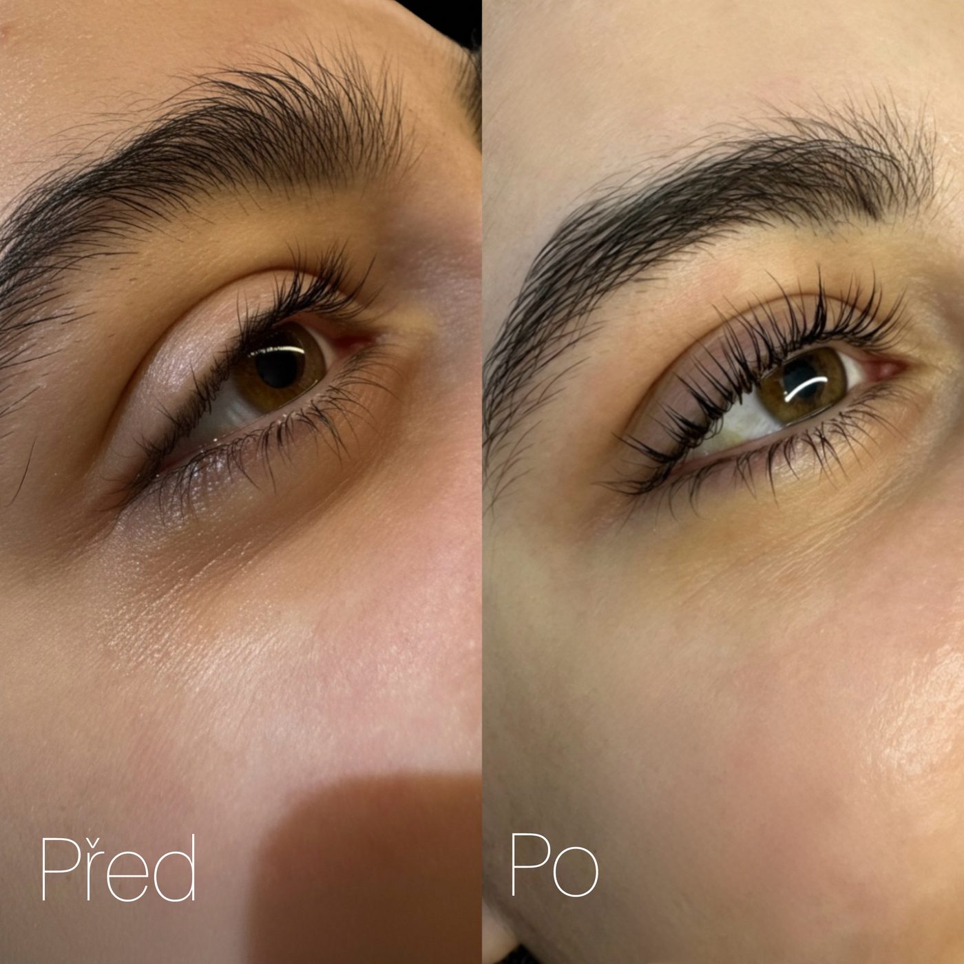 Lash lifting – před a po